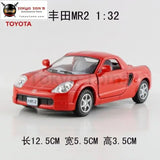 Toyota Mr2 Diecast 1:32 Scale Metal Pull Back Car Model (5pcs:Lot Wholesale) Car Model