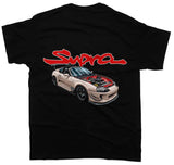 Toyota Supra Gold Convertible - Unisex T-Shirt - Car Enthusiast - Drifting Drag JDM - Tokyo Tom's