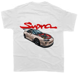 Toyota Supra Gold Convertible - Unisex T-Shirt - Car Enthusiast - Drifting Drag JDM - Tokyo Tom's