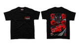 Toyota Supra Mk4 Devil - Unisex T-Shirt - Car Enthusiast - Drifting Drag JDM - Tokyo Tom's