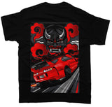 Toyota Supra Mk4 Devil - Unisex T-Shirt - Car Enthusiast - Drifting Drag JDM - Tokyo Tom's