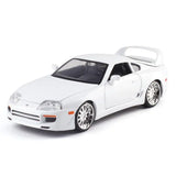 Toyota Supra White 1995 Diecast 1:24 Model Car