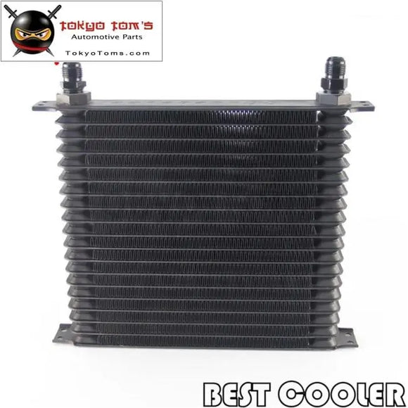 19 Row Trust AN10 Engine Oil Cooler Universal For Suv / Van / Truck Black - Tokyo Tom's