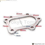 Tubro Exhaust Rear Flange Fit For Toyota Celica Gt4 Mr2 Ct26 3S-Gte 6 Bolt Turbo To Downpipe - Tokyo Tom's