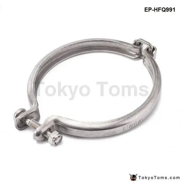 Turbocharger Turbo V-Band Clamp Set 99.1Mm For Mitsubishi Td07 6D16 49187-01021 - Tokyo Tom's