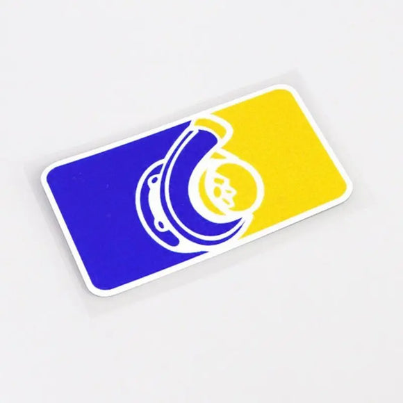 Two Tone Turbocharger Sticker - Tokyo Tom's