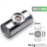 UNIVERSAL 51MM 2" TURBO ALUMINUM FLANGE PIPE TUBE SSQV SQV BOV BLOW OFF VALVE TK-BOV01FP51 - Tokyo Tom's