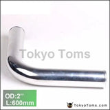 2Pcs/Unit 51Mm 2" 90 Degree Aluminum Turbo Intercooler Pipe Tube Piping L:600Mm For BMW Mini Cooper S R52 - Tokyo Tom's