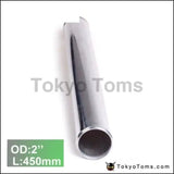 Unit 51Mm 2" Aluminum Turbo Intercooler Pipe Piping Tube Tubing Straight L:450Mm Universal - Tokyo Tom's