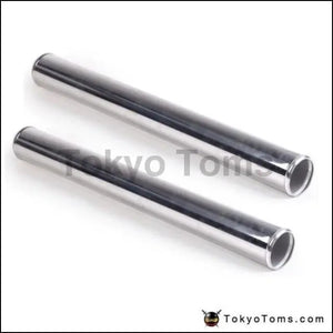 2Pcs/Unit 51Mm 2" Aluminum Turbo Intercooler Pipe Piping Tube Tubing Straight L:450Mm Universal - Tokyo Tom's