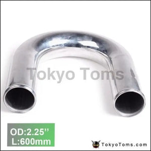 2Pcs/Unit 57Mm 2.25" 180 Degree Aluminum Turbo Intercooler Pipe Tube Piping L:600Mm For Audi A4 VW Passat - Tokyo Tom's