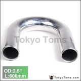 2Pcs/Unit 63Mm 2.5" 180 Degree Aluminum Turbo Intercooler Pipe Tube Piping L:600Mm For VW Golf Mk5 Mkv Fs - Tokyo Tom's