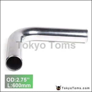 2Pcs/Unit 70Mm 2.75" 90 Degree Aluminum Turbo Intercooler Pipe Tube Piping L:600 Mm For BMW E36 325 328 M3 - Tokyo Tom's