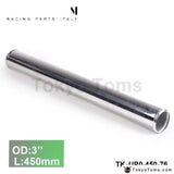 2Pcs/Unit 76Mm 3" Straight Aluminum Turbo Intercooler Pipe Tube Piping Length 450 Mm For BMW E34 - Tokyo Tom's