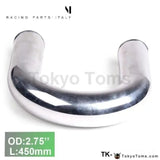 2Pcs/Unit Aluminum Turbo Intercooler Pipes 70Mm 2.75" 180 Degree L:450 Mm Car Styling - Tokyo Tom's