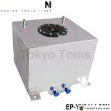 Universal 20 Litre Fuel Surge Tank Swirl Pot System Alloy Aluminum - Tokyo Tom's