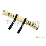 Universal 20cm JDM Samurai Roof Tsurikawa Handle Beige +Black