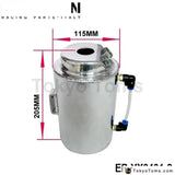 Universal 2L Aluminium Alloy Oil Catch Can Tank With Breather Filter - Tokyo Tom's