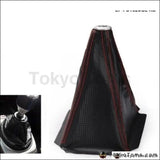 Universal Black Carbon Fiber Grain Shifter Knob Boot Cover - Tokyo Tom's