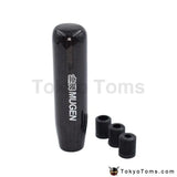 Universal Black Mgen Style Carbon Fiber Gear Shifter Knob