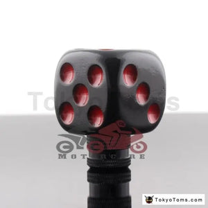 Universal Black&Red Lucky DICE Gear Shifter