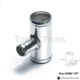 Universal Bov T-Pipe 32Mm 1.26" Outlet 25Mm Blow Off Valve T Joint Adaptor For BMW F10 - Tokyo Tom's