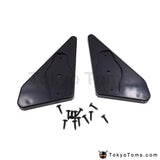 Universal Car F1 Style Carbon Look Racing Side Fender Mirror Blue Rear View Mirror - Tokyo Tom's