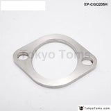 Universal Exhaust Flange 2.5" Catback Exhaust 2 Blots Downpipe Muffler Cat Weldable - Tokyo Tom's