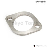 Universal Exhaust Flange 2.5" Catback Exhaust 2 Blots Downpipe Muffler Cat Weldable - Tokyo Tom's