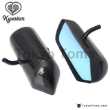 Universal F1 Style Carbon Fiber Blue Mirror