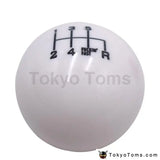 Universal M10X1.25 Thread 6 Speed Round Gear Shift Knob - Tokyo Tom's