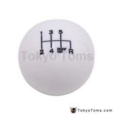 Universal M10X1.25 Thread 6 Speed Round Gear Shift Knob - Tokyo Tom's