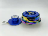 Universal NRG Style Quick Release Hub Blue