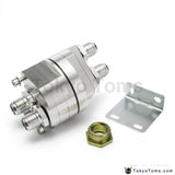 Universal Oil Filter Cooler Sandwich Plate Adapter Silver - Tokyo Tom's