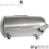 Universal Polished Alloy Aluminum 1.5L Fuel Surge Tank An Fittings Mirror Polished - Tokyo Tom's