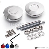 Universal Push Button Billet Hood Pins Lock Clip Kit - Tokyo Tom's