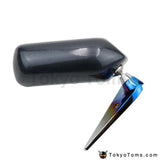 Universal Racing Car F1 Style Carbon Fiber Look Side Rearview Mirror Blue Fender Mirror - Tokyo Tom's