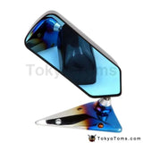 Universal Racing Car F1 Style Carbon Fiber Look Side Rearview Mirror Blue Fender Mirror - Tokyo Tom's