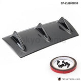 Universal Shark Fin 3 Wing Lip Diffuser - Tokyo Tom's