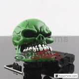 Universal Teeth Skull Green Gear Shifter