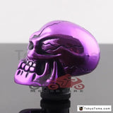 Universal Teeth Skull Purple Gear Shifter