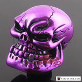 Universal Teeth Skull Purple Gear Shifter