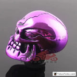 Universal Teeth Skull Purple Gear Shifter