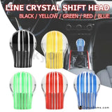 Universal Transparent Stripe Gear Shift Knob