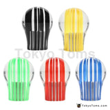 Universal Transparent Stripe Gear Shift Knob