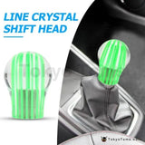 Universal Transparent Stripe Gear Shift Knob