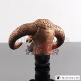 Universal Yak Cow Bull Ox Skull Gear Shifter