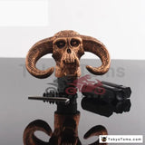 Universal Yak Cow Bull Ox Skull Gear Shifter