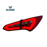 VLAND Led Tail Lights For Hyundai Santa Fe 2013-2015 Lens Rear Lamp Assembly Custom - Tokyo Tom's