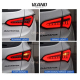 VLAND Led Tail Lights For Hyundai Santa Fe 2013-2015 Lens Rear Lamp Assembly Custom - Tokyo Tom's